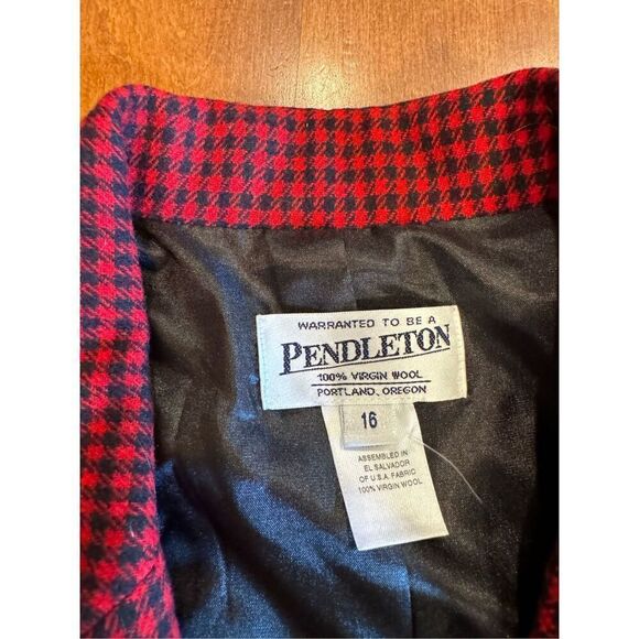 Woman’s Pendleton 100% virgin wool blazer jacket - Picture 2 of 7
